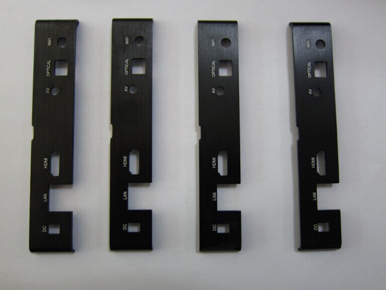 五金冲压汽车DVD配件横放图